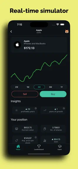 Game screenshot Stock Market Game: Snips apk