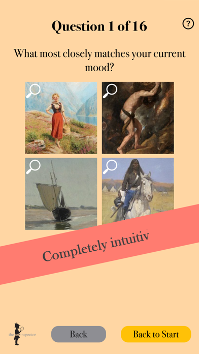 Personality test - arts Screenshot