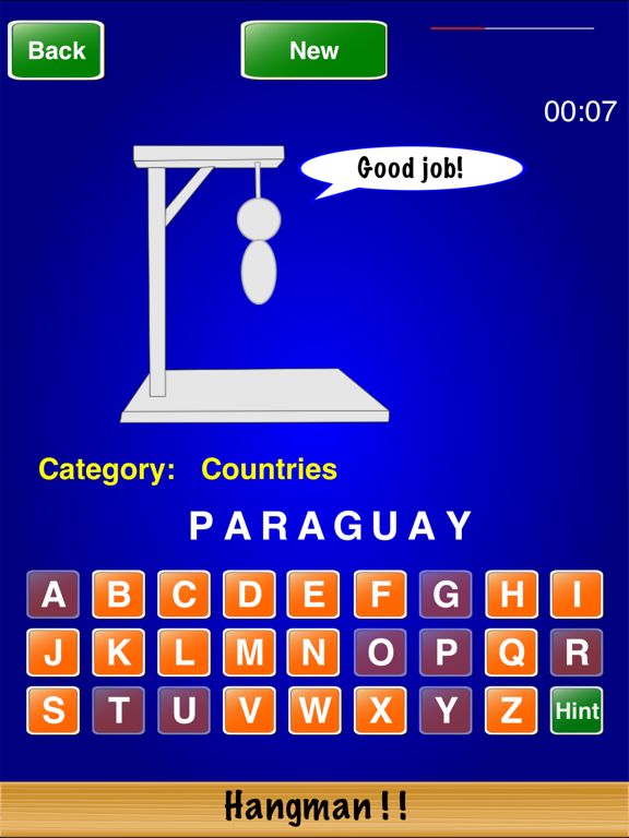 Hangman ! ! iPad screenshot