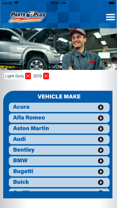 Parts Plus Screenshot