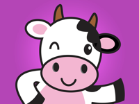 Cute Dairy Cow Stickers