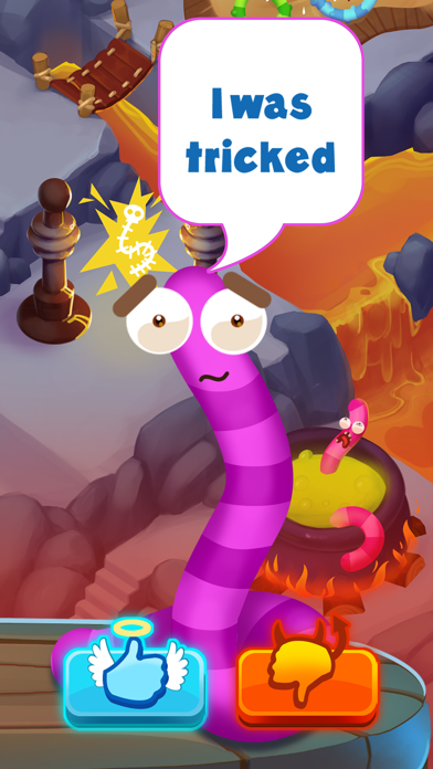 Worm Out: Tricky riddle games Screenshot