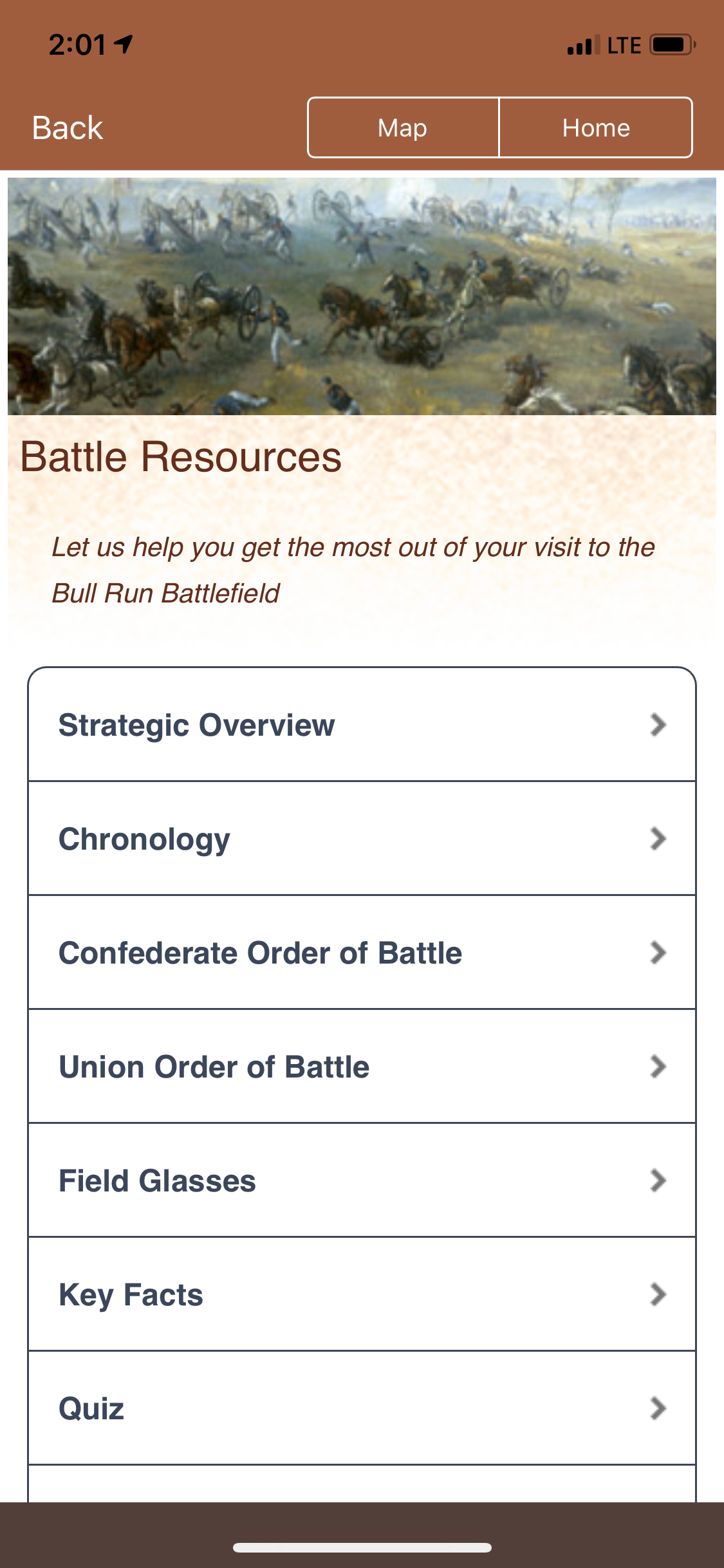 Bull Run Battle App