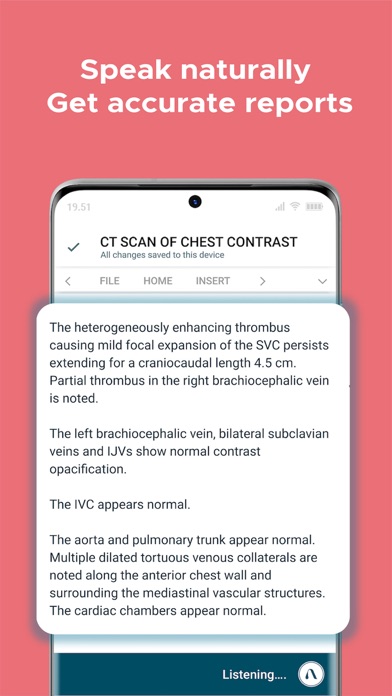 Augnito: Medical Dictation App Screenshot