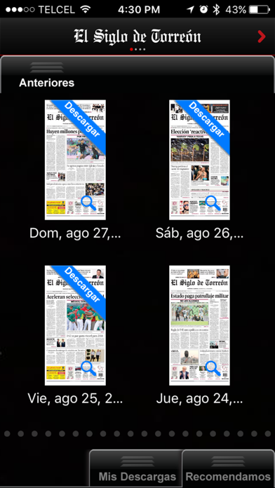 El Siglo de Torreón digital Screenshot