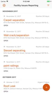 facility issue reporting iphone screenshot 1