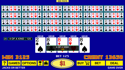 The Classic Video Poker Screenshot