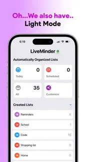 live minder -reminders & to-do iphone screenshot 4