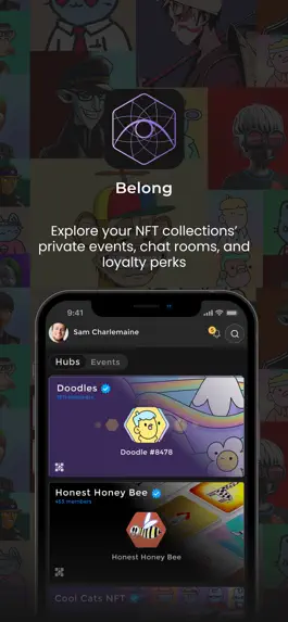 Game screenshot NFT Events & Chats - Belong mod apk