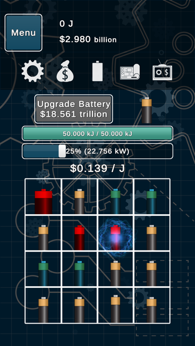 Idle Power - Electric Growth Screenshot