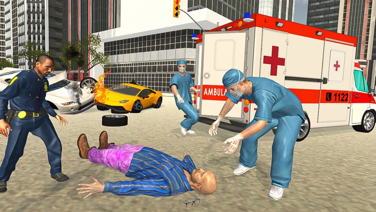 Police Ambulance Rescue Driver screenshot-4