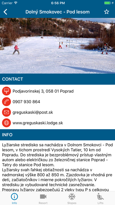 HolidayInfo.sk Screenshot