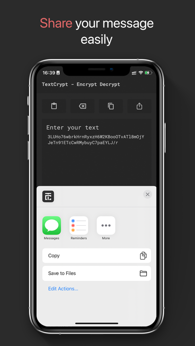 TextCrypt - Encrypt & Decrypt Screenshot