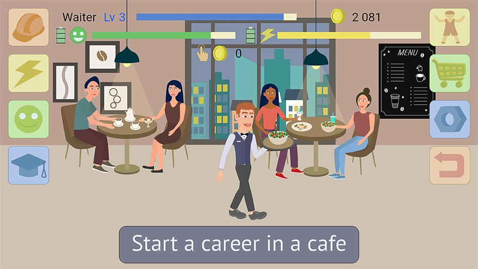#1. Life Clicker: Move to Success (iOS) Bởi: Aleh Belko