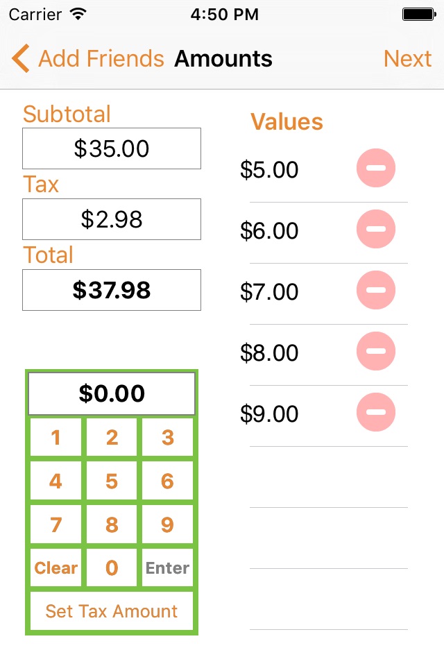 My Slice Bill Splitting screenshot 2