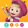 Masha and the Bear Colorings icon