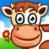 A farm animal jigsaw puzzle icon