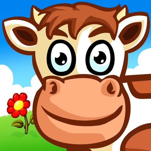 A farm animal jigsaw puzzle icon