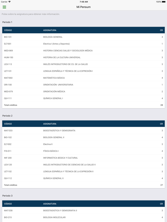 UNPHU iPad screenshot 4 - Education app