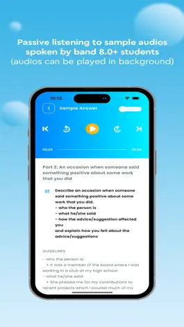 Game screenshot IELTS Speaking Forecast apk