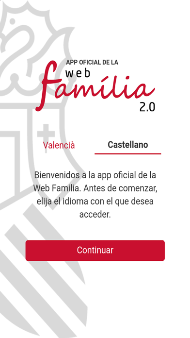 GVA Web Familia 2.0 iPhone screenshot 1