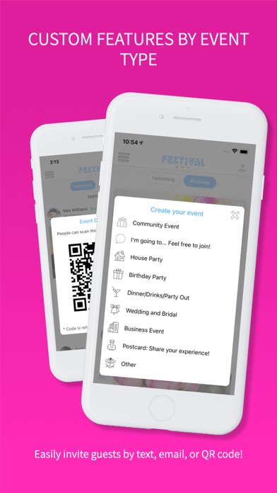 Feztival: Party Planning App Screenshot