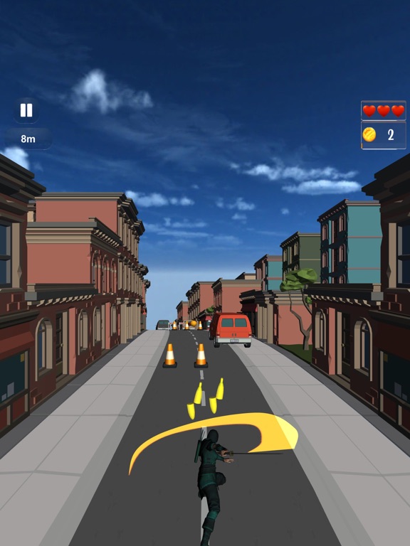 Screenshot #5 pour Ninja Run:Fruit Cutter 3d Game