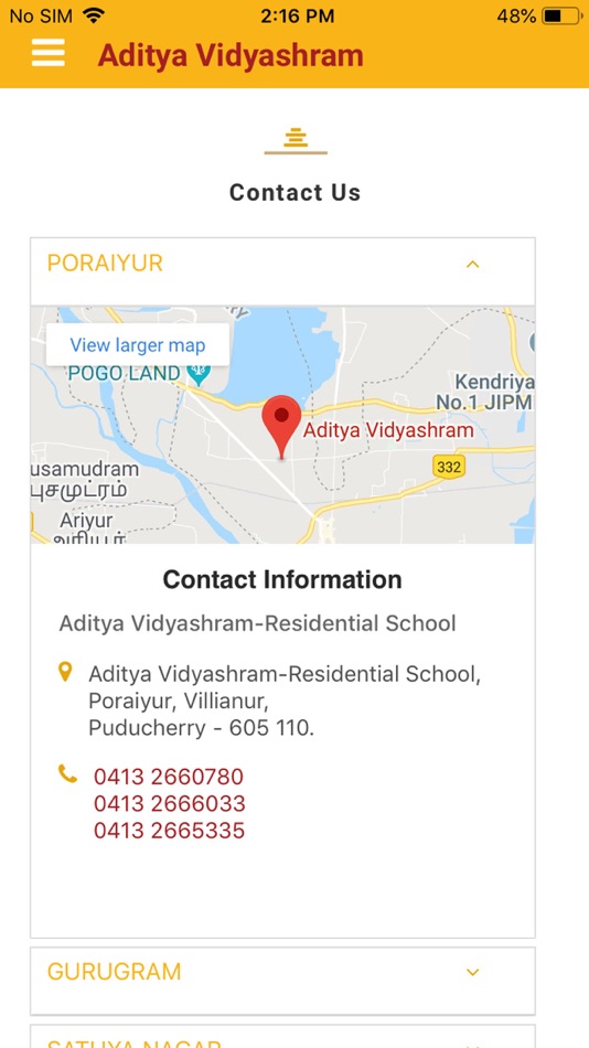 #6. Aditya Vidyashram (iOS) 게시자: eSales Technologies Inc