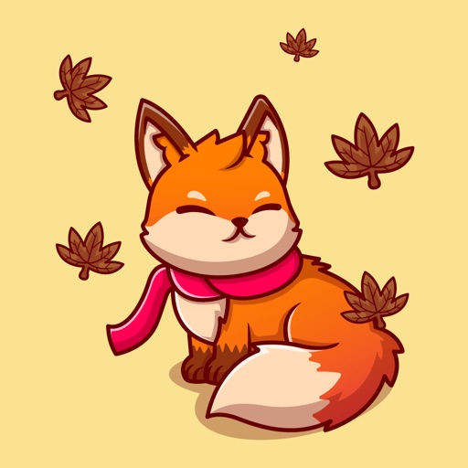 Cute Fox Emojis Icon