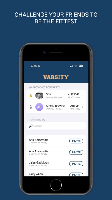 The Varsity App Screenshot