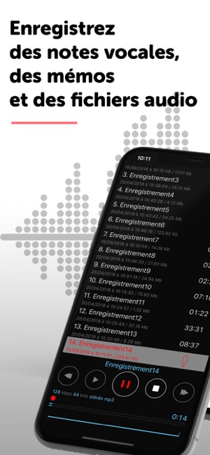 Dictaphone Enregistreur Audio dans l'App Store