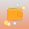 Budget control of expenses icon