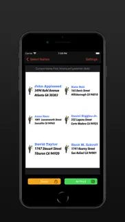 address labels & envelopes iphone screenshot 3