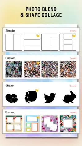 Game screenshot Photo Blend & Shape Collage mod apk