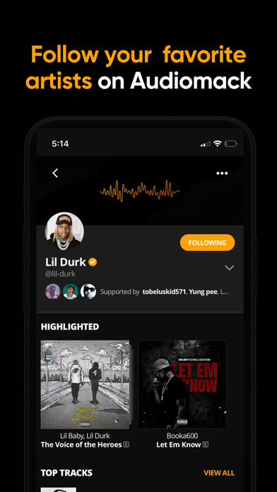 Audiomack - Play Music Offline Screenshot