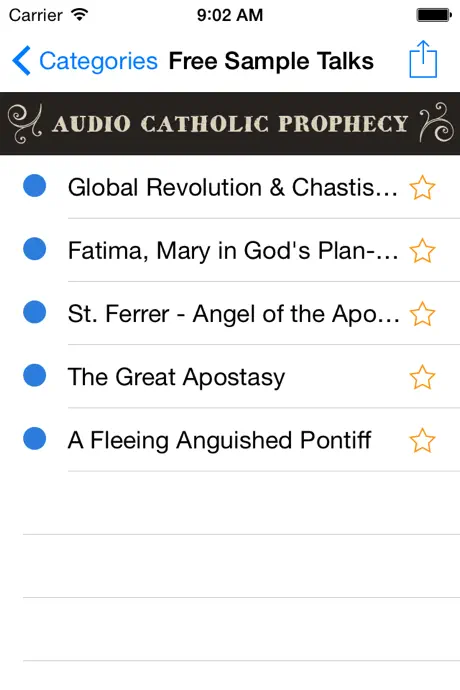 Audio Catholic Prophecy