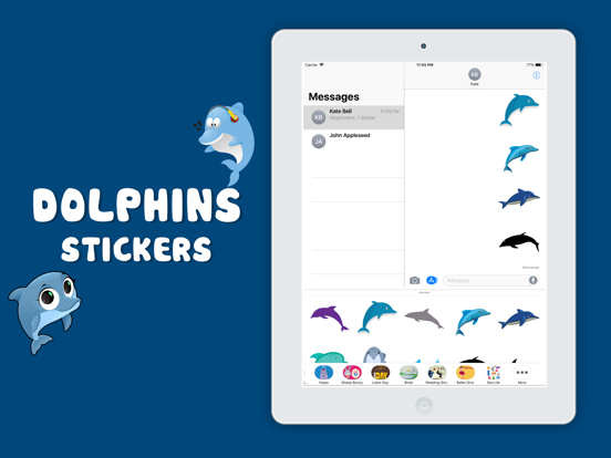 Screenshot #4 for Ocean Dolphin Stickers!