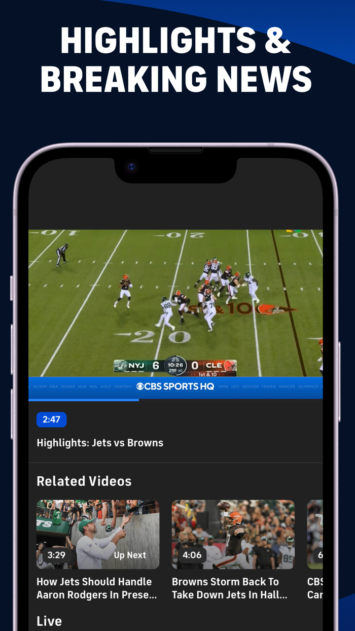 CBS Sports App Scores and News
