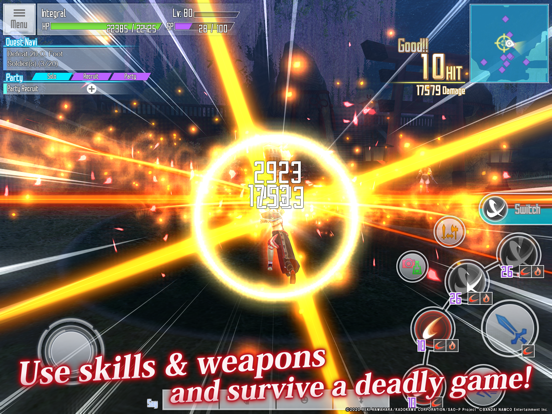 SwordArtOnline: IntegralFactor iPad app afbeelding 6