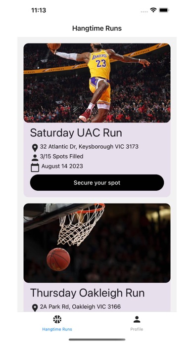 Hangtime Basketball Screenshot