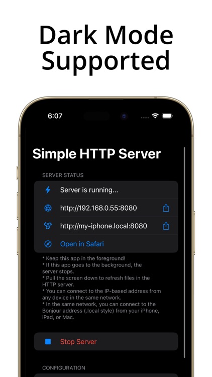 Simple Server: HTTP Server screenshot-6
