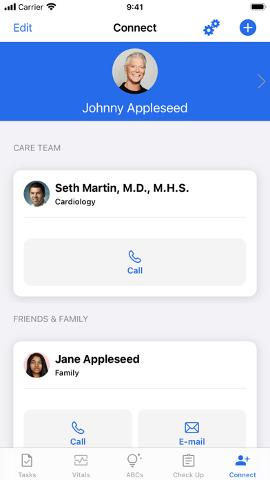 Corrie Health Screenshot