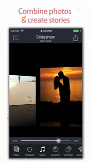 slideshow with music pro iphone screenshot 1