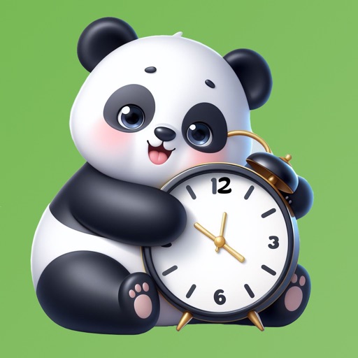 Panda Clock icon