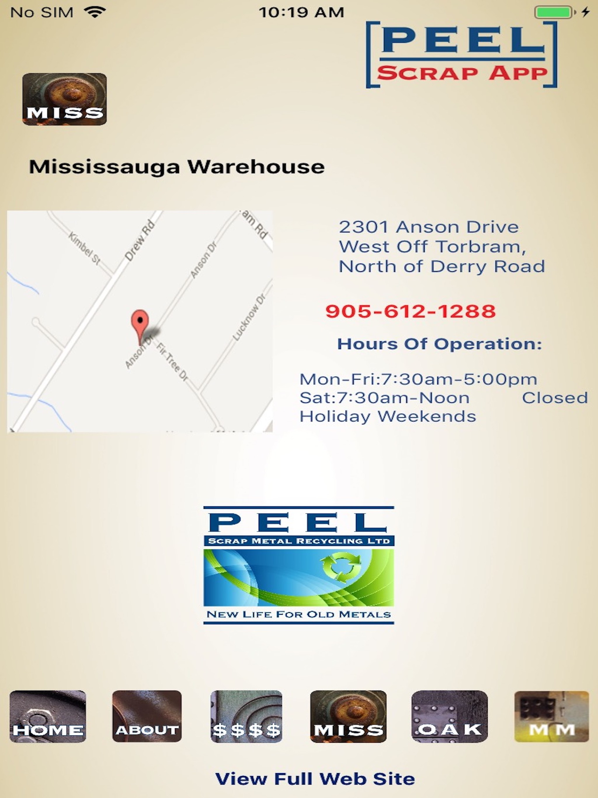 Peel Scrap Metal Recycling App