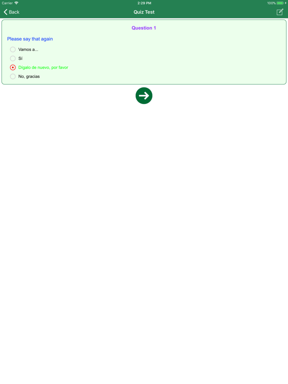 Learn Spanish Latin American iPad screenshot 4 - Travel app