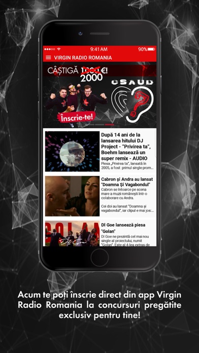 Virgin Radio Romania Screenshot