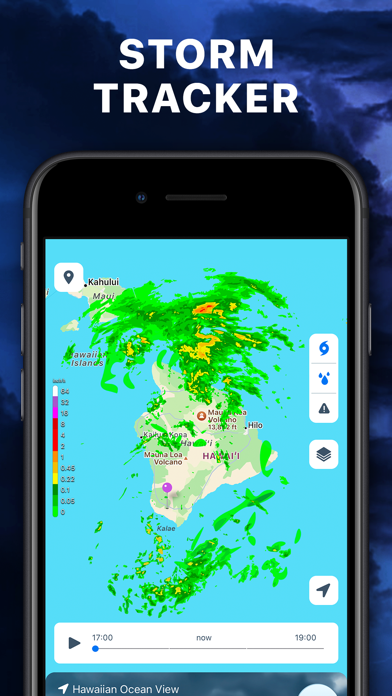 Screenshot #1 pour Storm Tracker° - Radar météo