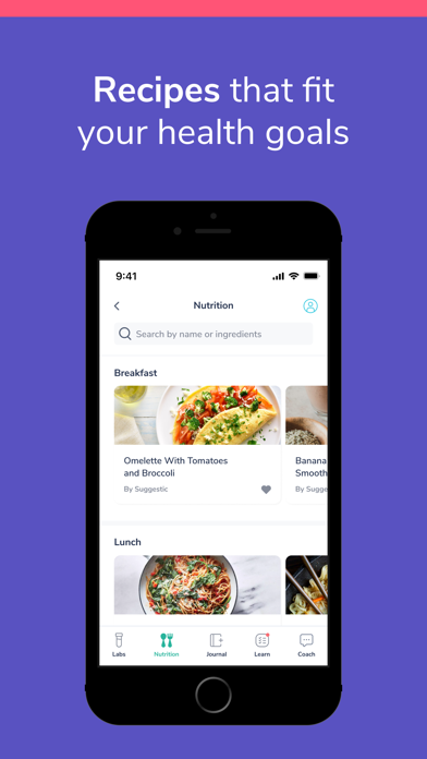 Foodimus Health Coaching Screenshot