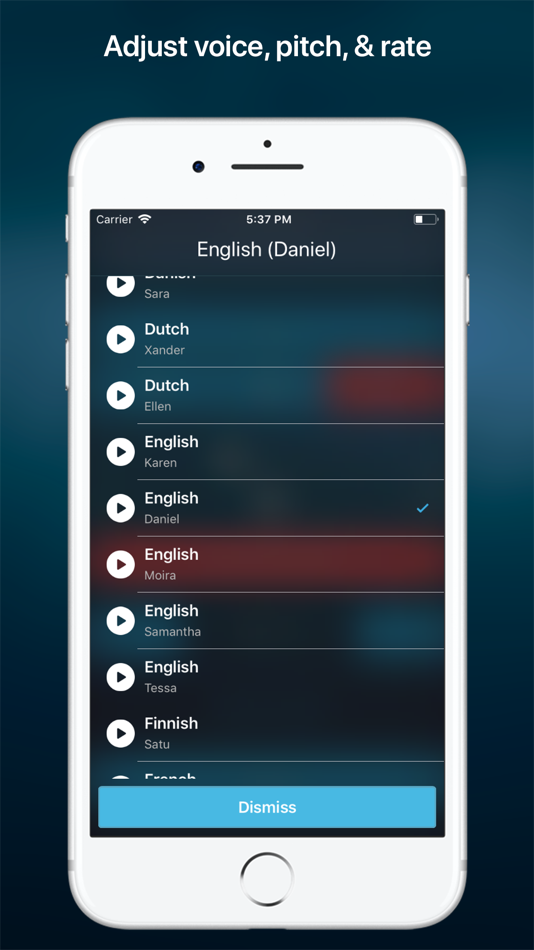 #2. Speak • Speech Synthesizer (iOS) By: Loic Verrall